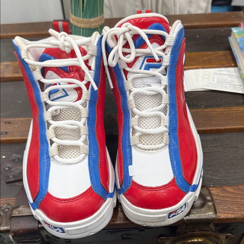 Fila Kids Sneakers in Red, Blue, and White